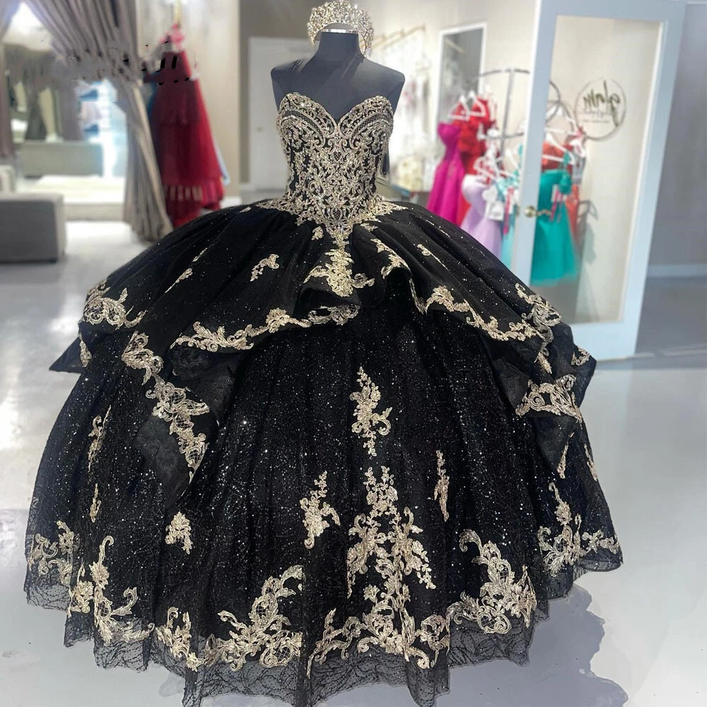 black sweet 16 dresses