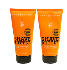 Van Der Hagen Shave Butter 2 pack 6 oz.