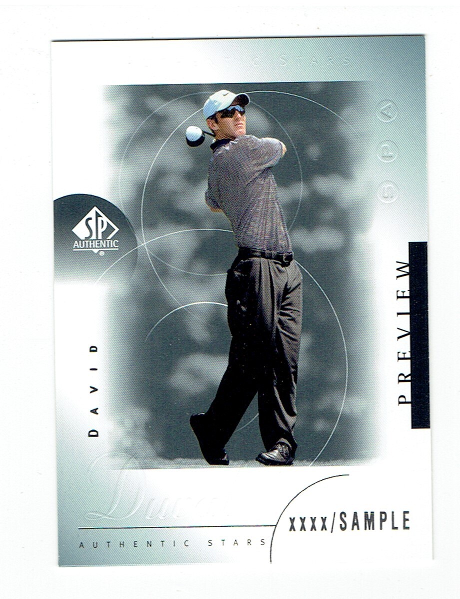 David Duval 2001 SP Authentic Preview #22 Sample