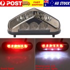 Universal Motorcycle LED Tail Brake Light License Number Plate Stop Rear Light
