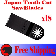 18 Japan Tooth Oscillating MultiTool Saw Blades For Metal Wood Cutting