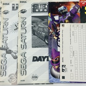 Sega Saturn 3 Free Games Pack Not For Resale NFR Complete CIB Tested