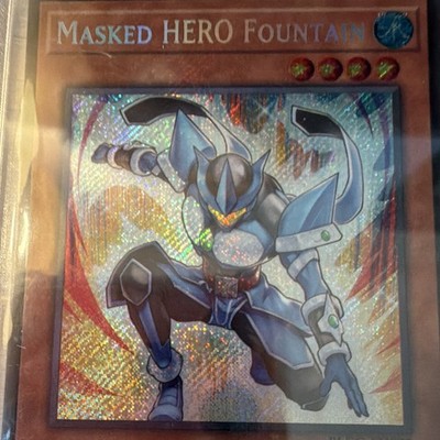Konami Masked HERO Fountain BLGG-EN029 Glorious Gallery Ultra Rare Holo 1st