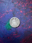 1860 S Seated Liberty Silver Dime- San Francisco, Good Details