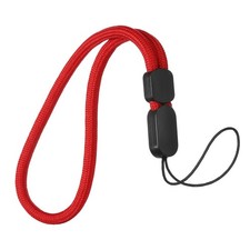 Phone Lanyard, Nylon Lanyards Wrist Strap Lanyard Phone Charm, Red