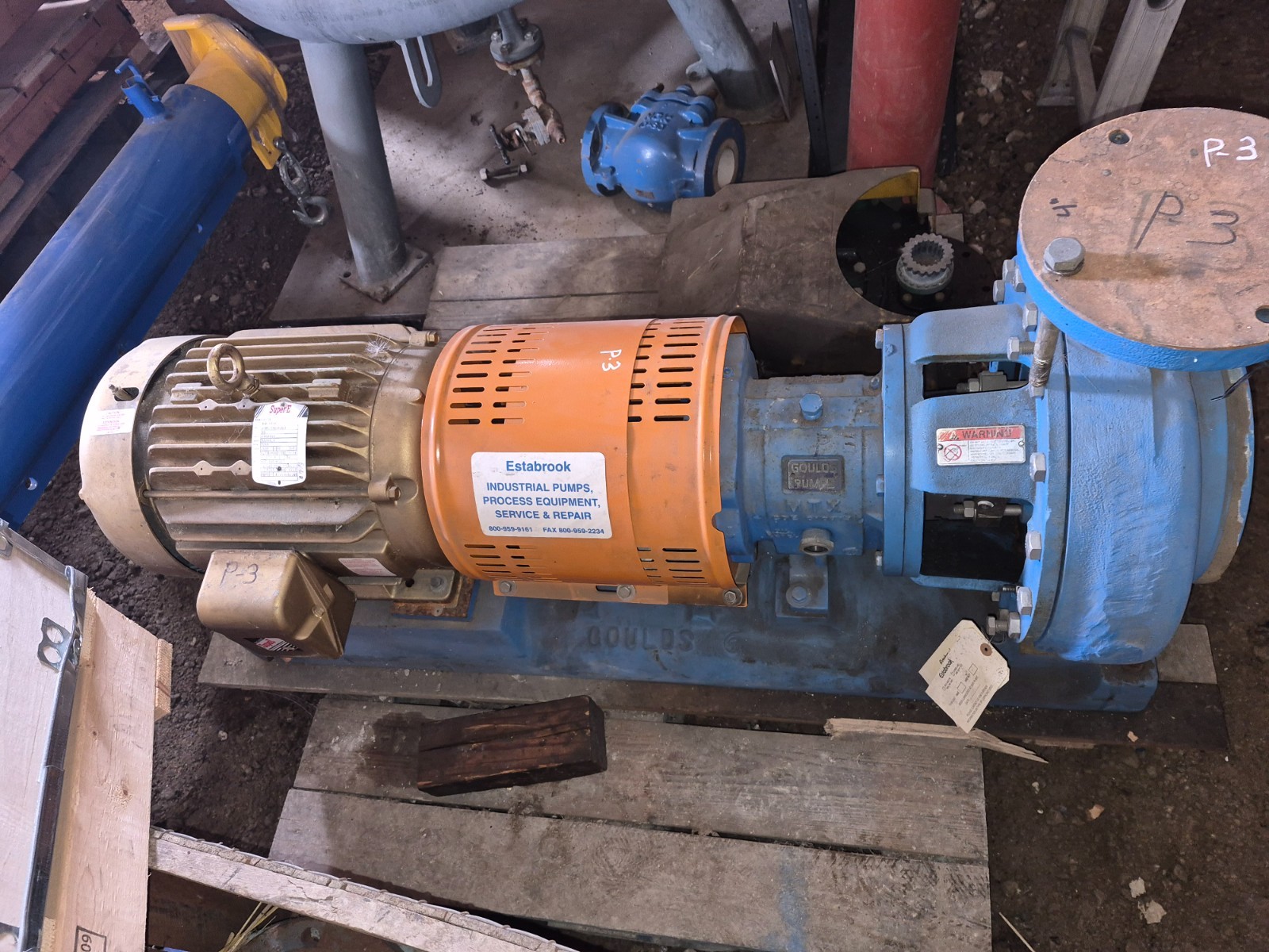GOULDS 3196 4x6-13 CENTRIFUGAL PROCESS PUMP – INDUSTRIAL DUTY