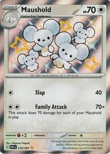 Maushold Holo Shiny Rare SV: Paldean Fates 210/091 NM on eBay