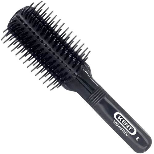 Nylon Bristle Half Round Anti Static Hair Brush - Picture 7 of 12