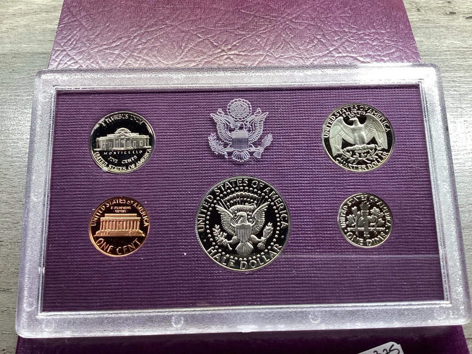 Juego de prueba 1985 de la Casa de la Moneda de Estados Unidos San Francisco con OGP 5 monedas 072325 18q Foto 3 de 4