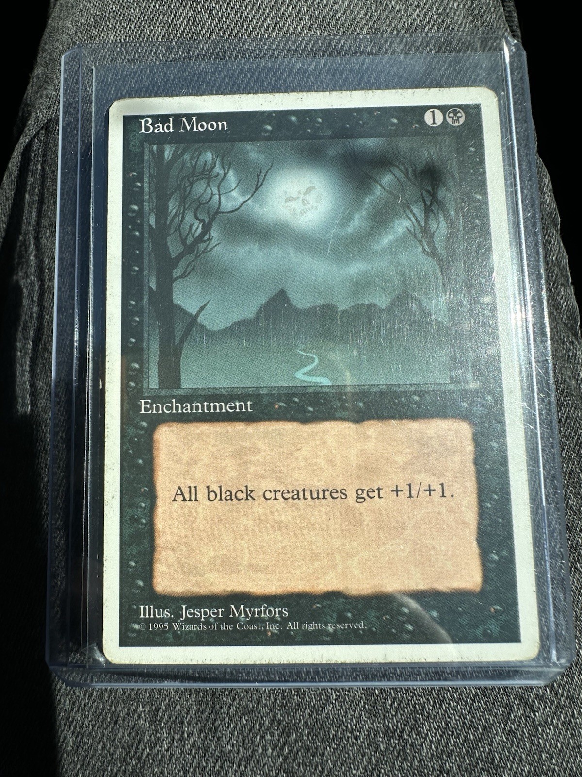 Bad Moon - Core Set 4th Edition Black Enchantment Rare Eng MTG