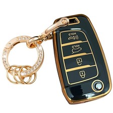 for Hyundai Key Fob Cover with Keychain Fit for Hyundai Elantra Accent Elantr...