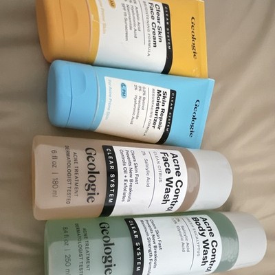 Geologie Clear System Acne Cleanser 8.4 fl oz Face & Body SPF 15 PA+++
