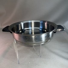 Vintage Pan Rena Ware 7-1/4โ 3 Ply 18-8 Stainless Skillet Made in USA No Lid