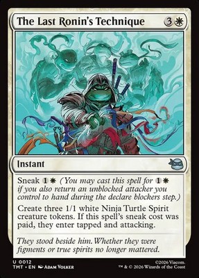 MTG The Last Ronin's Technique (12/343) Teenage Mutant Ninja Turtles MP