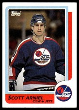 1986-87 Topps SCOTT ARNIEL #194 Winnipeg Jets