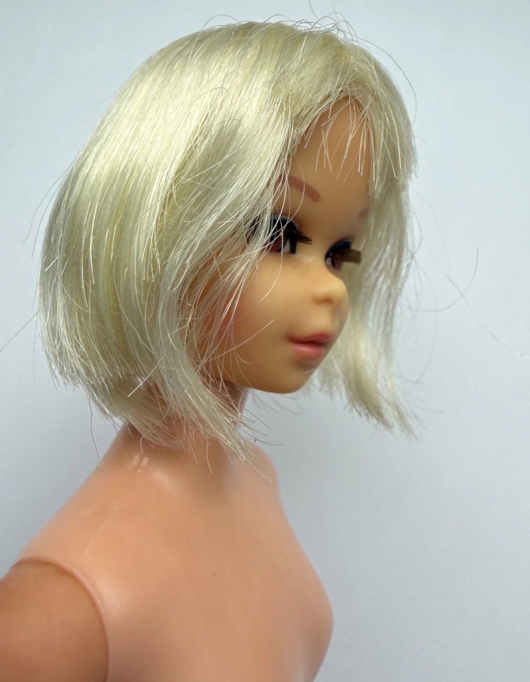 Vintage Francie Doll Twist N Turn TNT Bend Leg Hair Happenins? Platinum Blonde