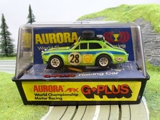 AURORA AFX FORD ESCORT RALLEY grn - blu - yel - blk 28 NM VHTF / BXD