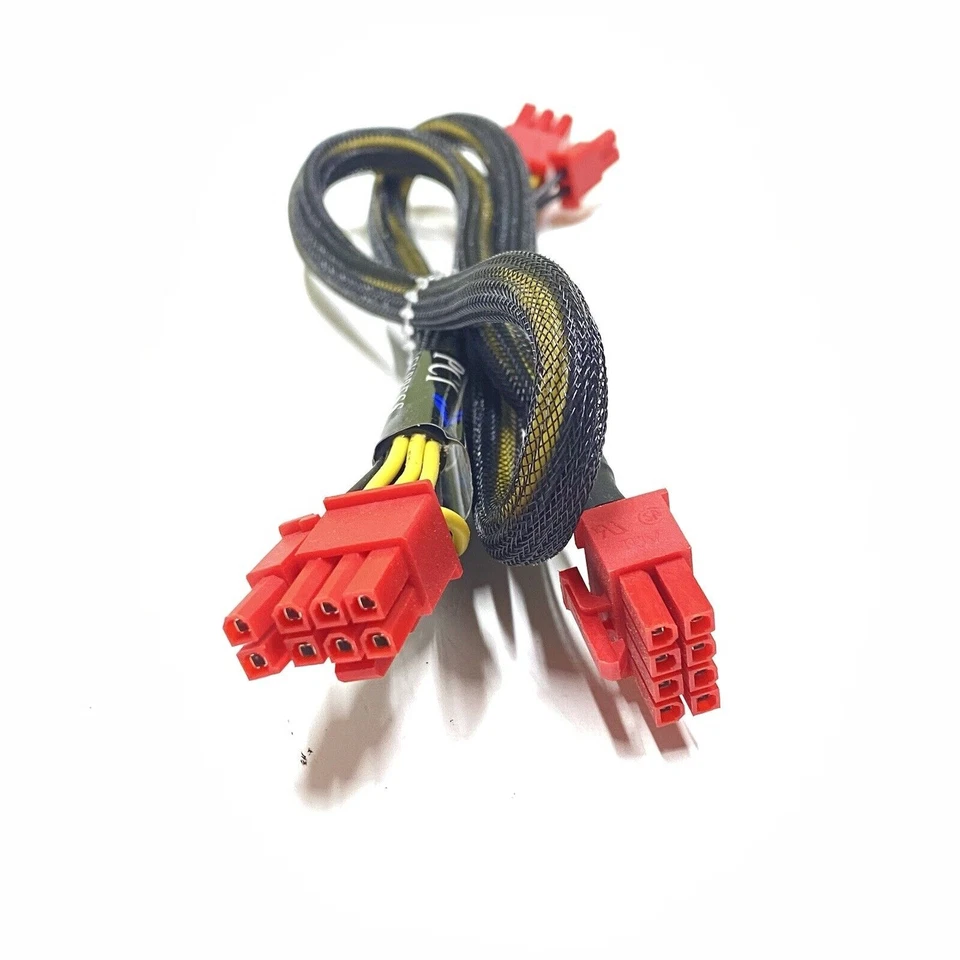 2 QTY PCI EXPRESS 8 PIN TO 2X 6+2 PIN PCIE POWER CABLE 33” - Image 3 of 4