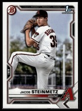 2021 Bowman Draft #BD-83 Jacob Steinmetz