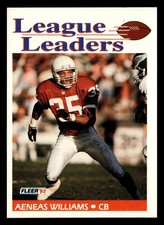 Aeneas Williams 1992 Fleer League Leaders #465 Phoenix Cardinals *216