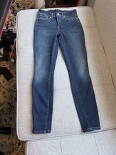 Lucky Brand Ava Mid Rise Super Skinny Jeans Women’s Size 25 Reg Med Wash Stretch