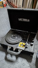Victrola Suitcase Portable Record Player Bluetooth Turntable, utested