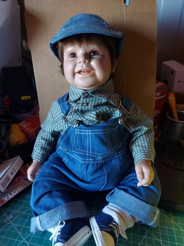 Adora Baby Doll By Frank Young Brown Hair Brown Eyes 18” Baby Doll