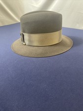 Rate Vintage 1940  s Gray Adams Fedora Size 6-3/4