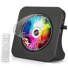 Portable CD Player with Bluetooth, CD Player with Speaker for Home Black