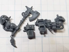 Warhammer 40k Space Wolves Bits Wolf Guard Terminator Power Axe Storm Bolter #52