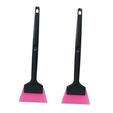 2 Pack Long Handle Small Squeegee for Vinyl Wrap Window Tint Kit, 2Pcs Long