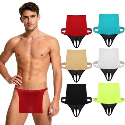 Herren String Tanga Sumo Slip T-Back Unterhose Lendenschurz Brief Trunk Dessous