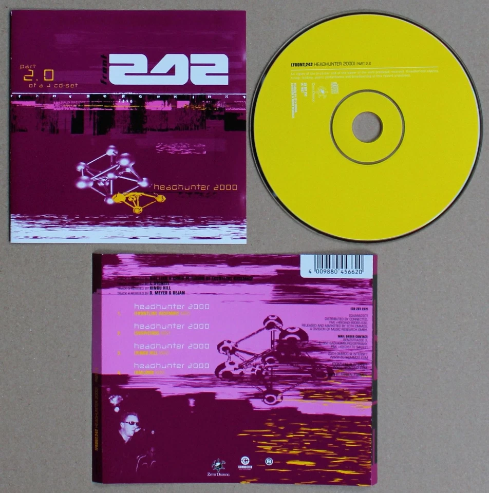 Front 242 Headhunter 2000 2.0/3.0/4.0 - Bundle 3x CD-Maxi New! Free PP Germany! - Bild 2 von 4