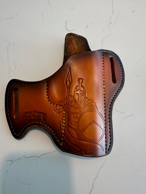 Custom Savoy leather holster for Sig Spartan 1911 Full Size