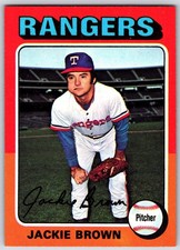 1975 Topps #316 - Jackie Brown Texas Rangers (NM) *HGCARDS*