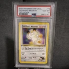 The Pokémon Company Giovanni's Meowth PSA 10 Gym Challenge 1st Ed 74/132