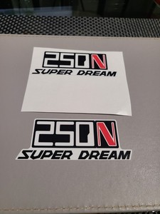 Honda CB250 Super Dream 1978-1984 Motorcycle Side Panel Decals Stickers Pair