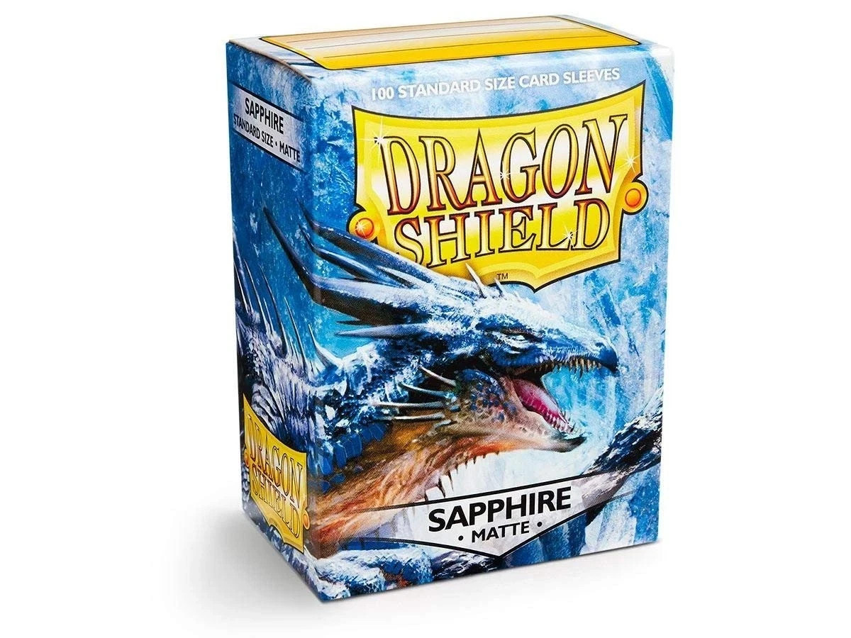 Dragon Shield Matte Sapphire Card Sleeve BNIB (100 sleeves)