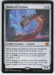 Bladecoil Serpent 229/287 The Brothers' War Mythic Rare MTG