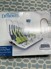 Dr. Brown  s Folding Drying Rack Infant/Baby Bottle Holder BPA Free  New