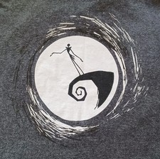 DISNEY TIM BURTON'S THE NIGHTMARE BEFORE CHRISTMAS T-SHIRT UNISEX ADULT LARGE
