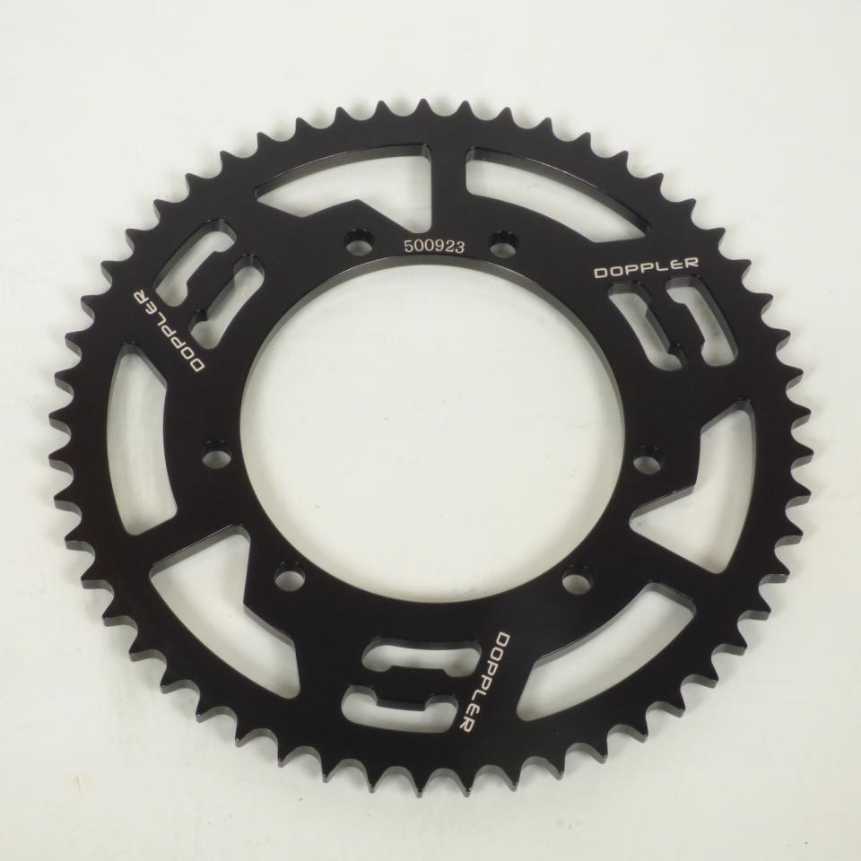 Couronne de transmission Doppler pour Sherco 50 SE-R après 2003, pignon 53 dents en acier noir