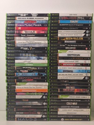 Xbox Classic Spiele Riesige Auswahl - Mehrfachauswahl