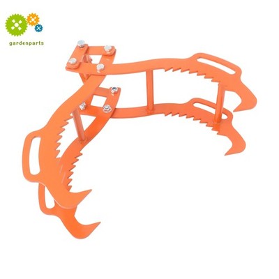 Heavy 4-Claw Log Tongs 28'' - Steel Timber Grapple Grabber For Lifting & Felling