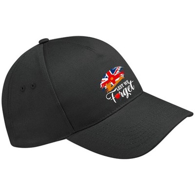 Baseballmütze Remembrance Day Poppy UK Mohn Baumwolle damit wir nicht vergessen