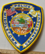 MIDDLETOWN  POLICE  CONNECTICUT  FABRIC   PATCH