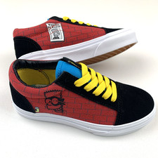 Vans x The Simpsons El Barto Old Skool 2020 KIDS 13 Red Bart Simpson