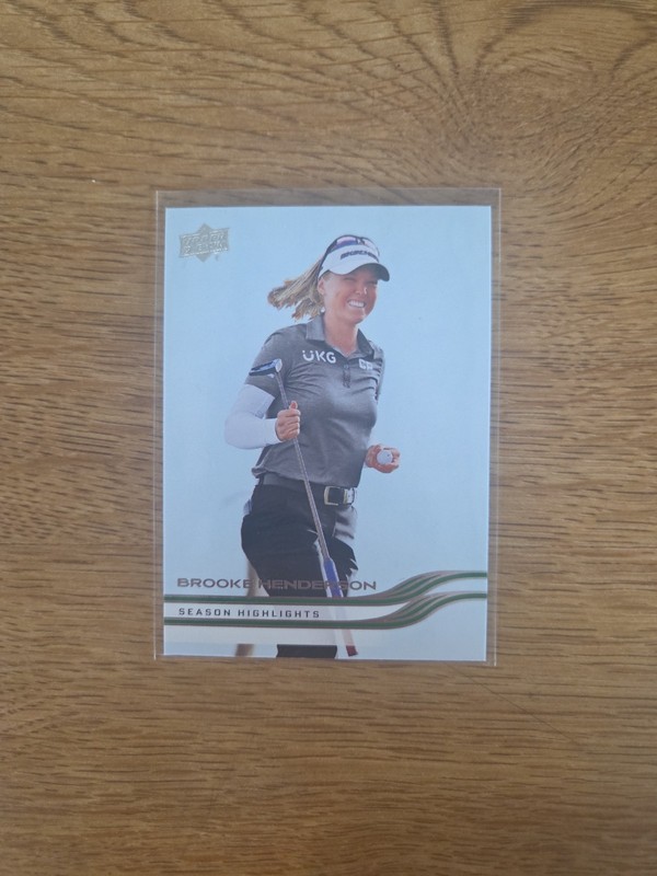 2026 Upper Deck - Season Highlights Brooke Henderson #65