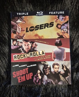 Losers / RocknRolla / Shoot 'Em Up Blu-Ray Triple Warner Bros Clive Owen Action