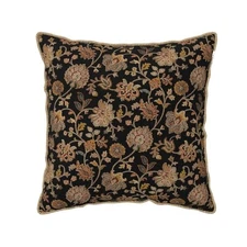 Vintage Tapestry Velvet Pillow Covers 20" x 20" (Pack of 1) Vitage Flowers